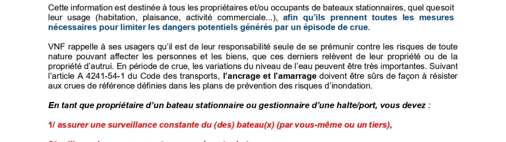 Vigilance crues