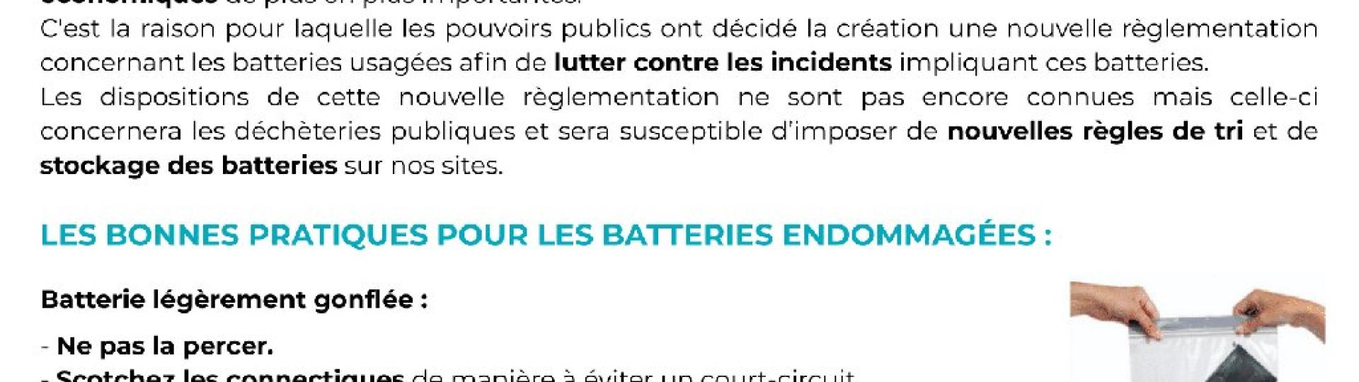 🔋Nouvelle réglementation pour les batteries lithium 🔋Nouvelle réglementation pour les batteries lithium