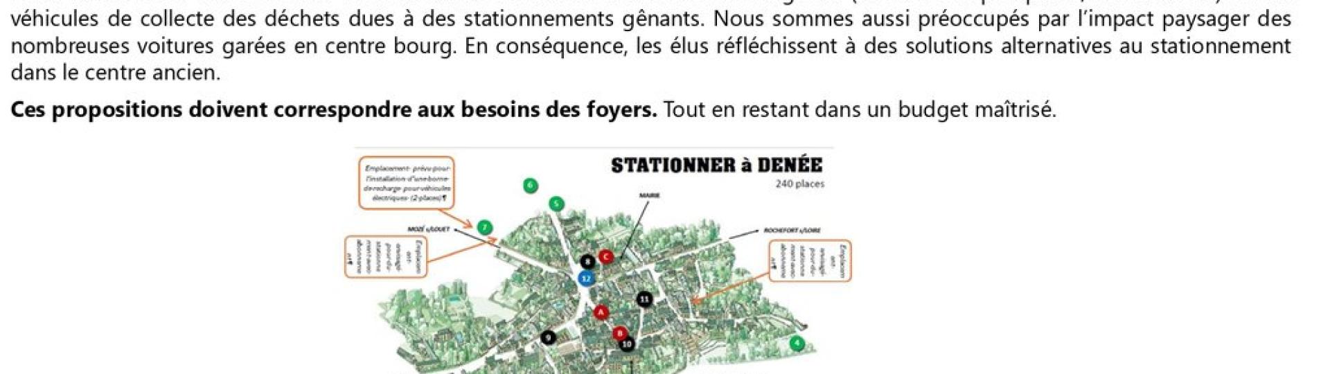Retour sur l'enquête publique: Stationnement dans le vieux bourg