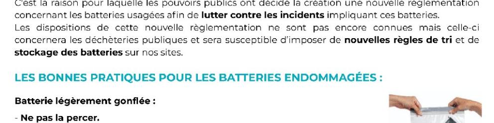 🔋Nouvelle réglementation pour les batteries lithium