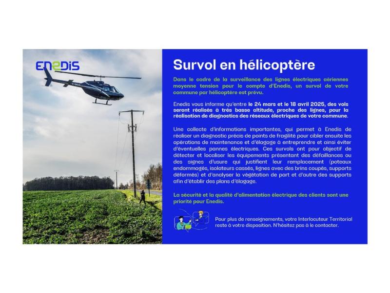 Survol hélicoptère
