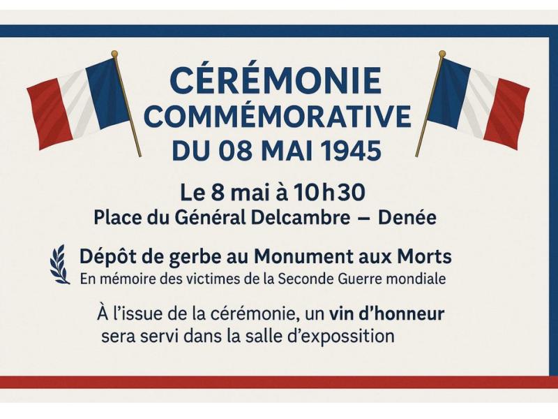 Cérémonie commémorative du 8 mai 1945