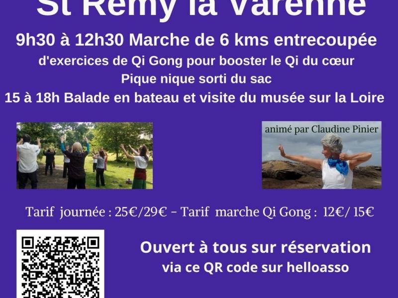 Journée détente Qi Gong et bateau sur la Loire à St Rémy la Varenne
