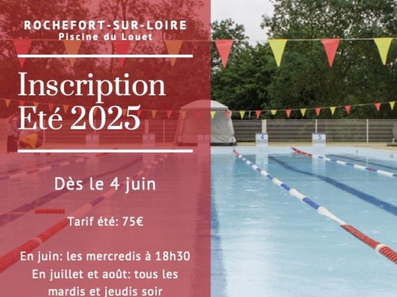 Inscription été 2025