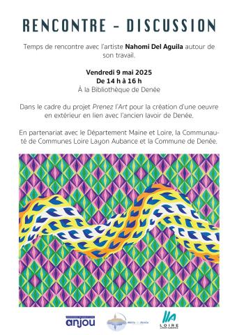 Rencontre avec l'artiste en résidence Nahomi Del Aguila Rencontre avec l'artiste en résidence Nahomi Del Aguila