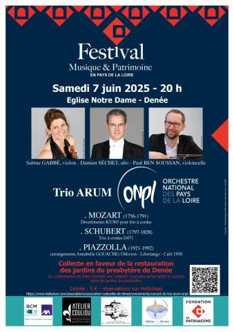 concert du trio Arum (Orchestre National des Pays de la Loire)